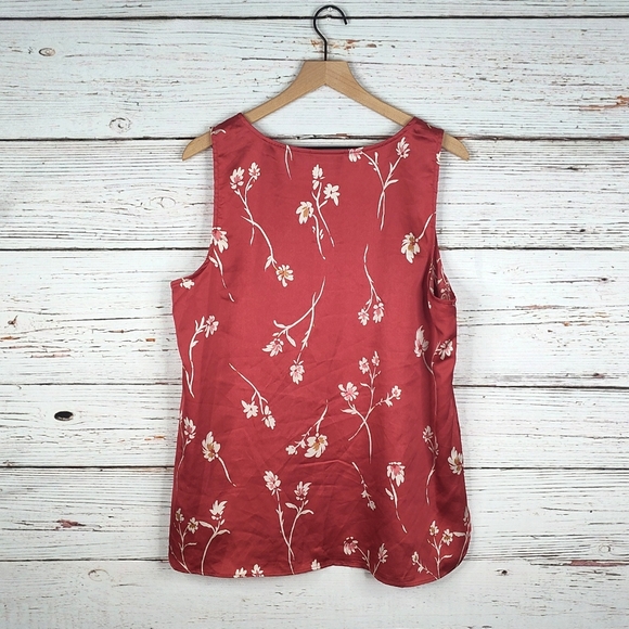 Halogen Floral Print Sleeveless Blouse - Picture 7 of 9